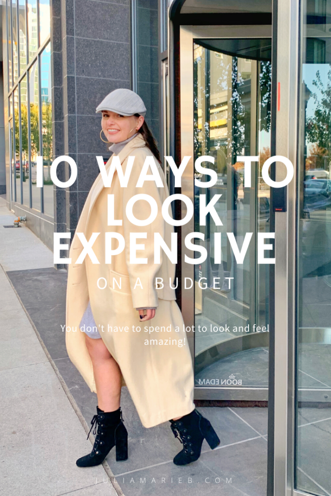 10 WAYS TO LOOK EXPENSIVE ON A BUDGET: http://www.juliamarieb.com/2020/01/19/10-ways-to-elevate-your-look-on-a-budget/ | @julia.marie.b