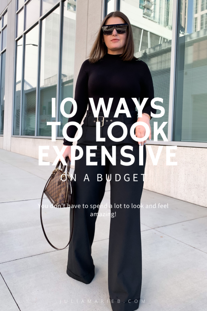 10 WAYS TO LOOK EXPENSIVE ON A BUDGET: http://www.juliamarieb.com/2020/01/19/10-ways-to-elevate-your-look-on-a-budget/ | @julia.marie.b