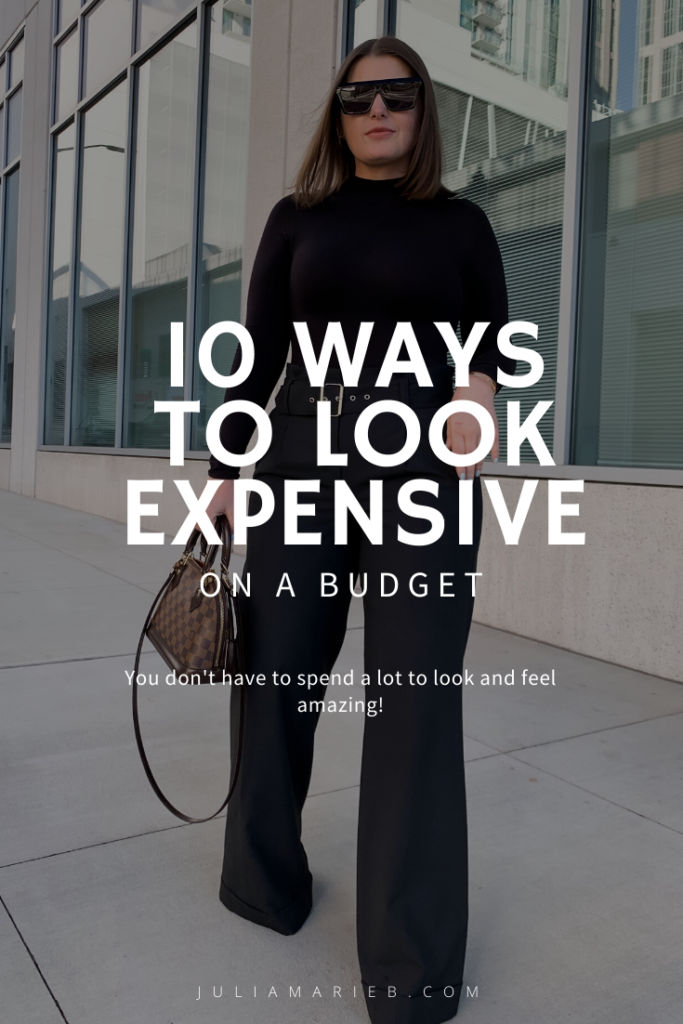 10 WAYS TO LOOK EXPENSIVE ON A BUDGET: http://www.juliamarieb.com/2020/01/19/10-ways-to-elevate-your-look-on-a-budget/ | @julia.marie.b