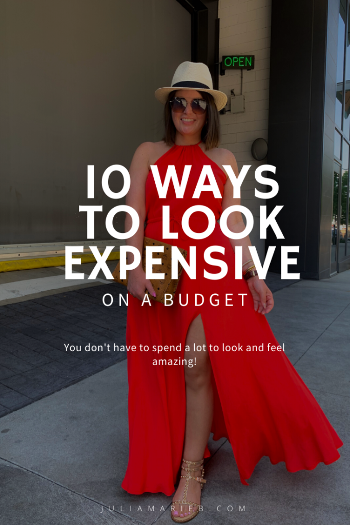 10 WAYS TO LOOK EXPENSIVE ON A BUDGET: http://www.juliamarieb.com/2020/01/19/10-ways-to-elevate-your-look-on-a-budget/ | @julia.marie.b