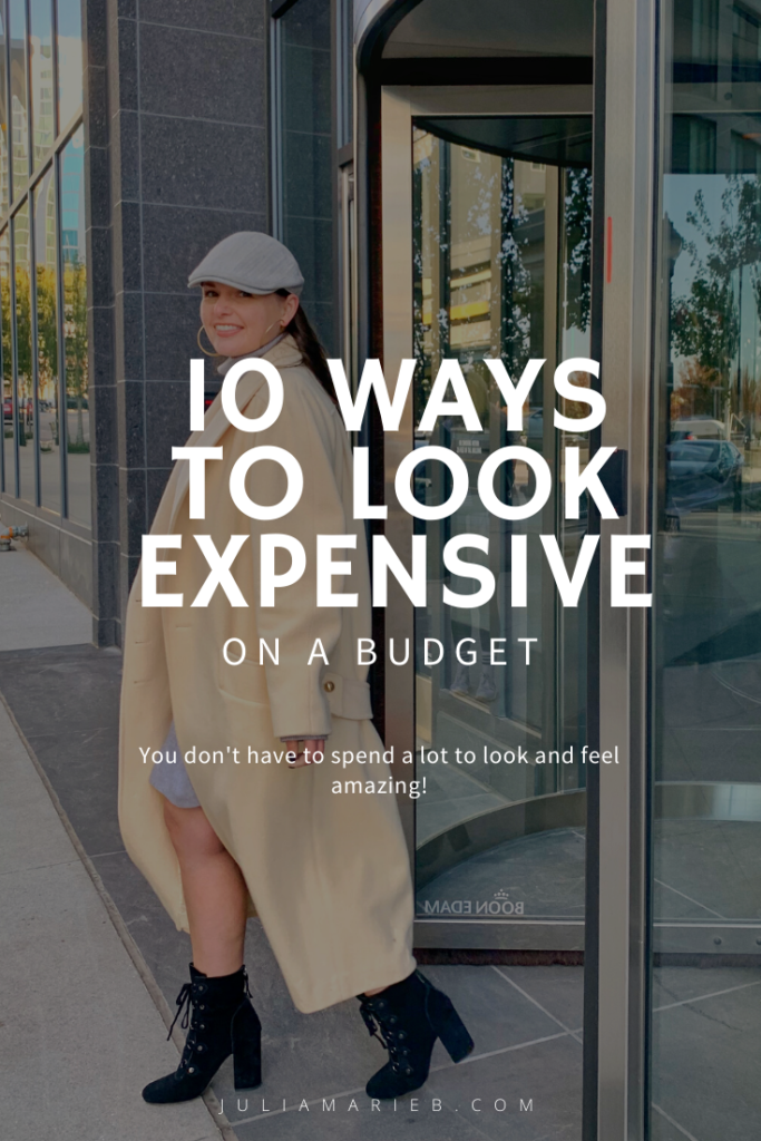 10 WAYS TO LOOK EXPENSIVE ON A BUDGET: http://www.juliamarieb.com/2020/01/19/10-ways-to-elevate-your-look-on-a-budget/ | @julia.marie.b