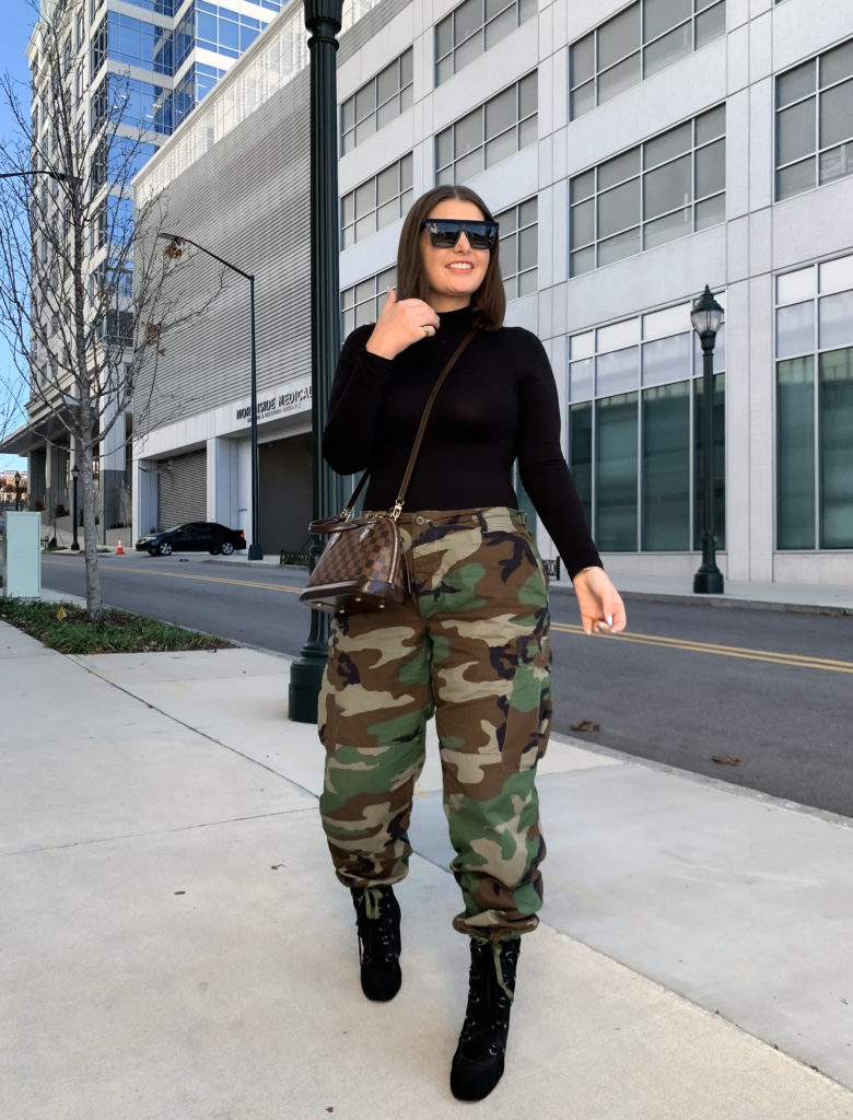 WHEN IN DOUBT, THRIFT IT!  FALL STREET STYLE OUTFIT: MILITARY