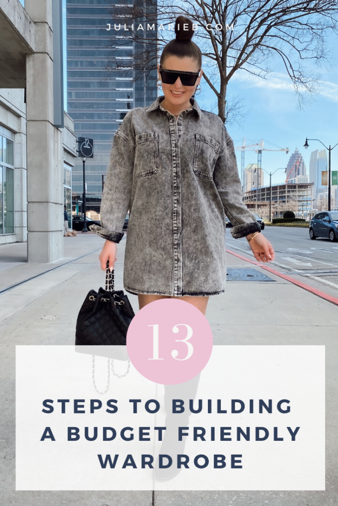 13 STEPS TO BUILD YOUR DREAM WARDROBE ON A BUDGET: http://www.juliamarieb.com/2020/02/28/build-your-dream-wardrobe-on-a-budget/. |. @julia.marie.b