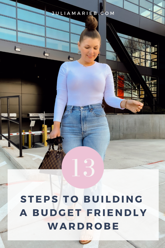 13 STEPS TO BUILD YOUR DREAM WARDROBE ON A BUDGET: http://www.juliamarieb.com/2020/02/28/build-your-dream-wardrobe-on-a-budget/. |. @julia.marie.b