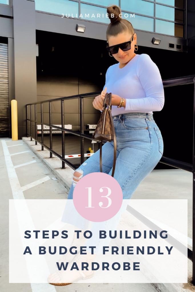 13 STEPS TO BUILD YOUR DREAM WARDROBE ON A BUDGET: http://www.juliamarieb.com/2020/02/28/build-your-dream-wardrobe-on-a-budget/. |. @julia.marie.b