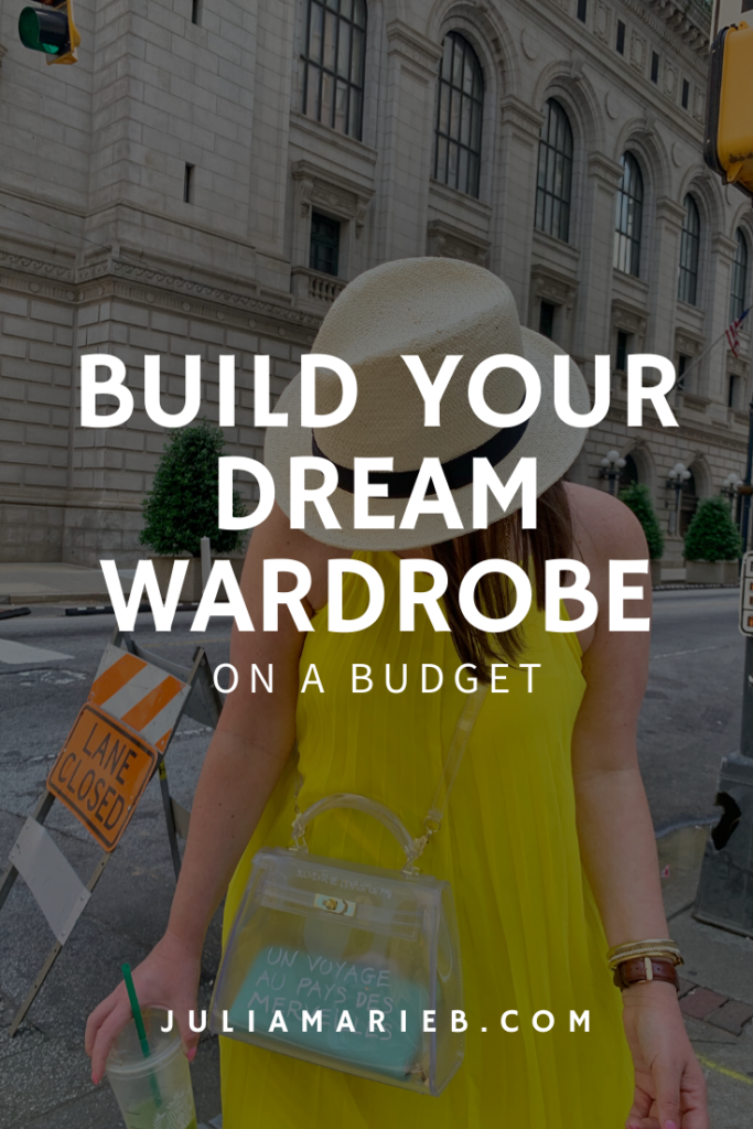 13 STEPS TO BUILD YOUR DREAM WARDROBE ON A BUDGET: http://www.juliamarieb.com/2020/02/28/build-your-dream-wardrobe-on-a-budget/. |. @julia.marie.b