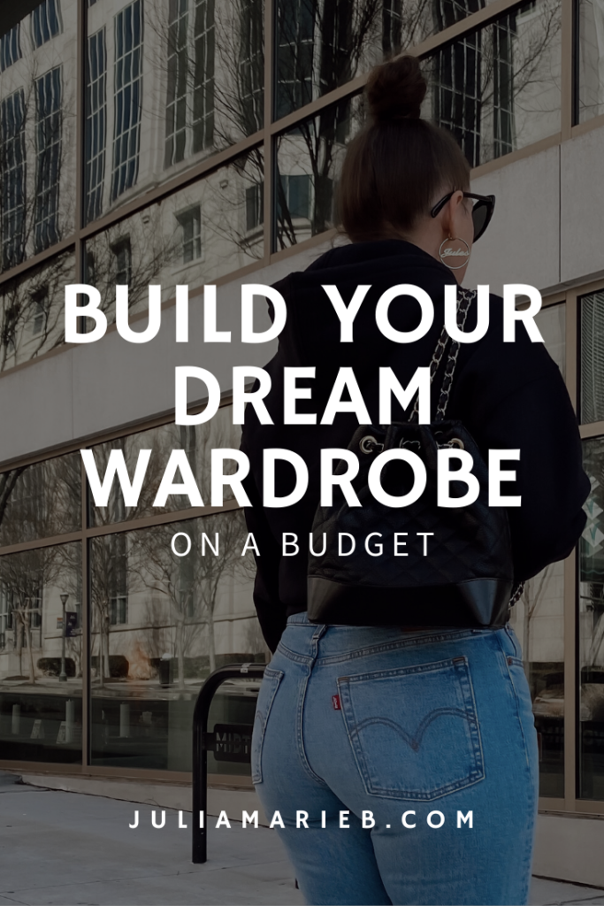 13 STEPS TO BUILD YOUR DREAM WARDROBE ON A BUDGET: http://www.juliamarieb.com/2020/02/28/build-your-dream-wardrobe-on-a-budget/. |. @julia.marie.b