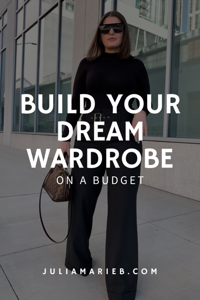 13 STEPS TO BUILD YOUR DREAM WARDROBE ON A BUDGET: http://www.juliamarieb.com/2020/02/28/build-your-dream-wardrobe-on-a-budget/. |. @julia.marie.b