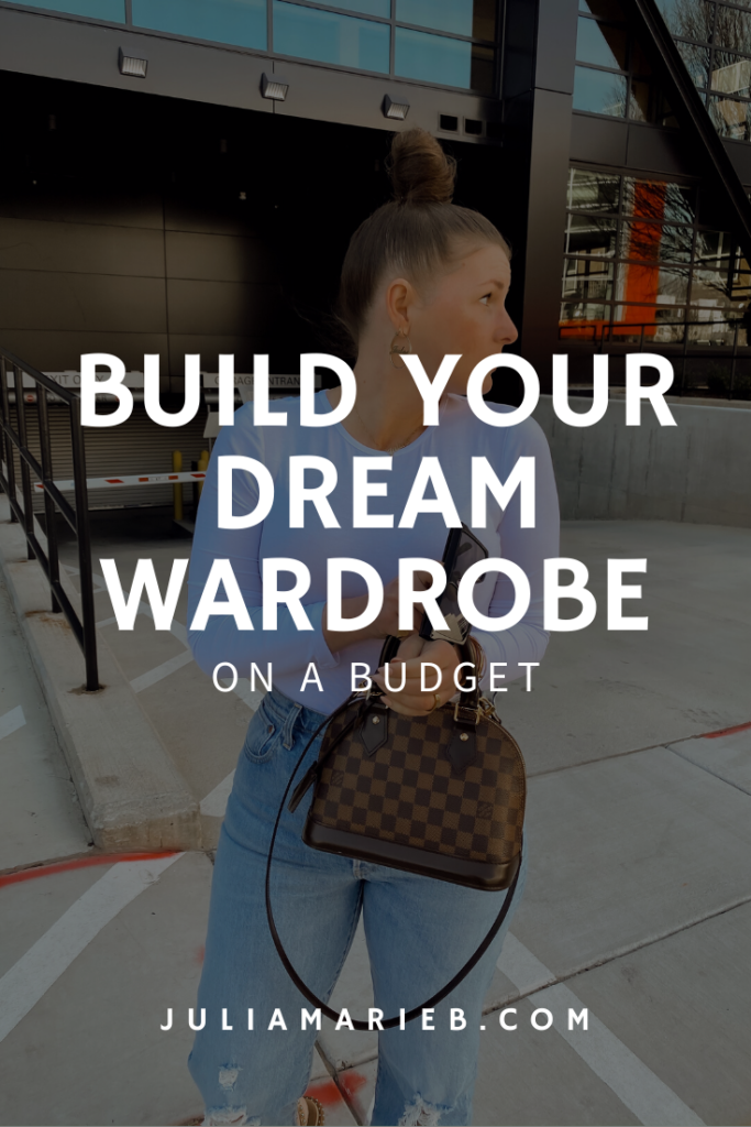 13 STEPS TO BUILD YOUR DREAM WARDROBE ON A BUDGET: http://www.juliamarieb.com/2020/02/28/build-your-dream-wardrobe-on-a-budget/. |. @julia.marie.b