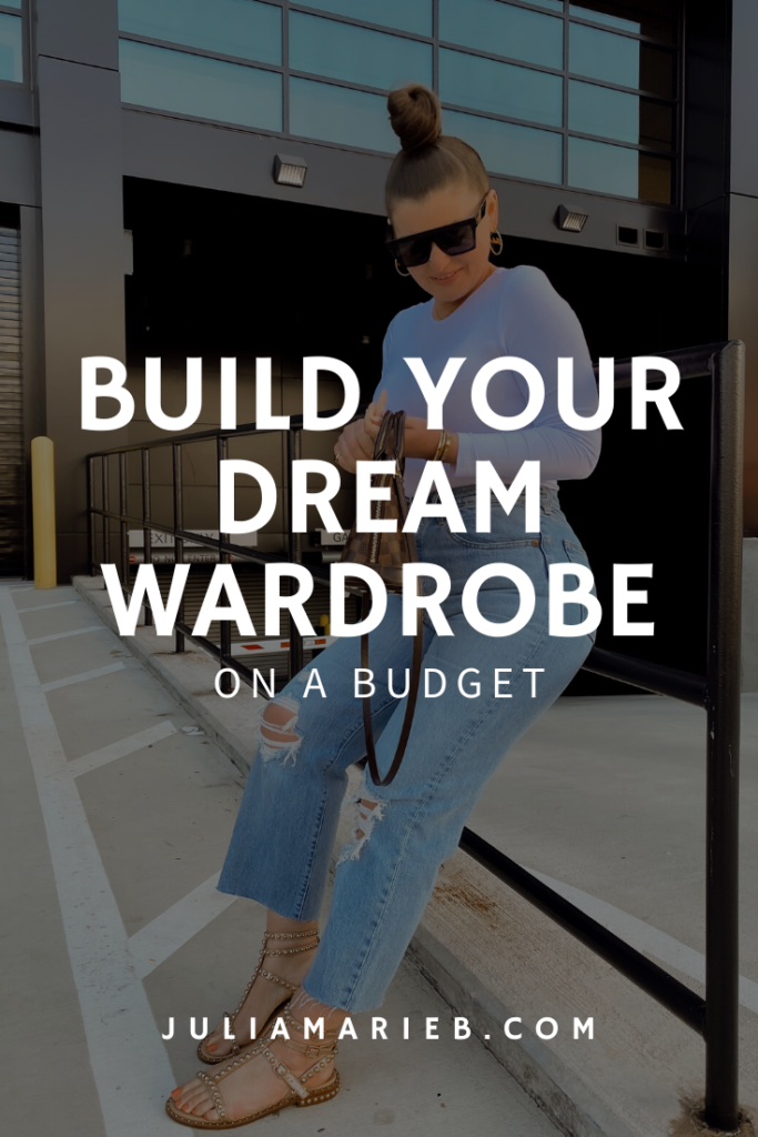 13 STEPS TO BUILD YOUR DREAM WARDROBE ON A BUDGET: http://www.juliamarieb.com/2020/02/28/build-your-dream-wardrobe-on-a-budget/. |. @julia.marie.b