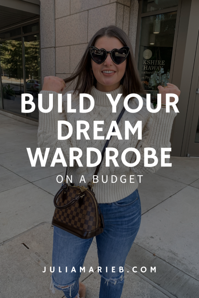 13 STEPS TO BUILD YOUR DREAM WARDROBE ON A BUDGET: http://www.juliamarieb.com/2020/02/28/build-your-dream-wardrobe-on-a-budget/. |. @julia.marie.b