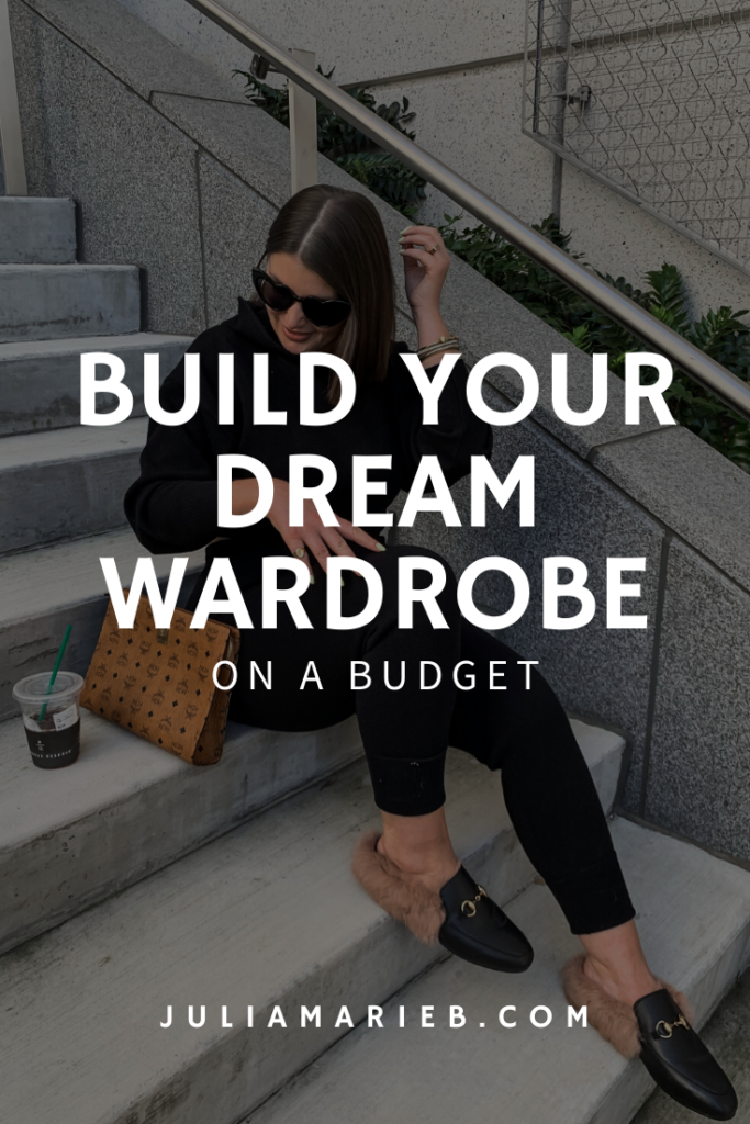 13 STEPS TO BUILD YOUR DREAM WARDROBE ON A BUDGET: http://www.juliamarieb.com/2020/02/28/build-your-dream-wardrobe-on-a-budget/. |. @julia.marie.b