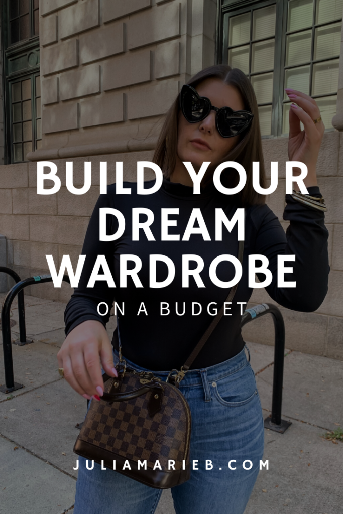 13 STEPS TO BUILD YOUR DREAM WARDROBE ON A BUDGET: http://www.juliamarieb.com/2020/02/28/build-your-dream-wardrobe-on-a-budget/. |. @julia.marie.b