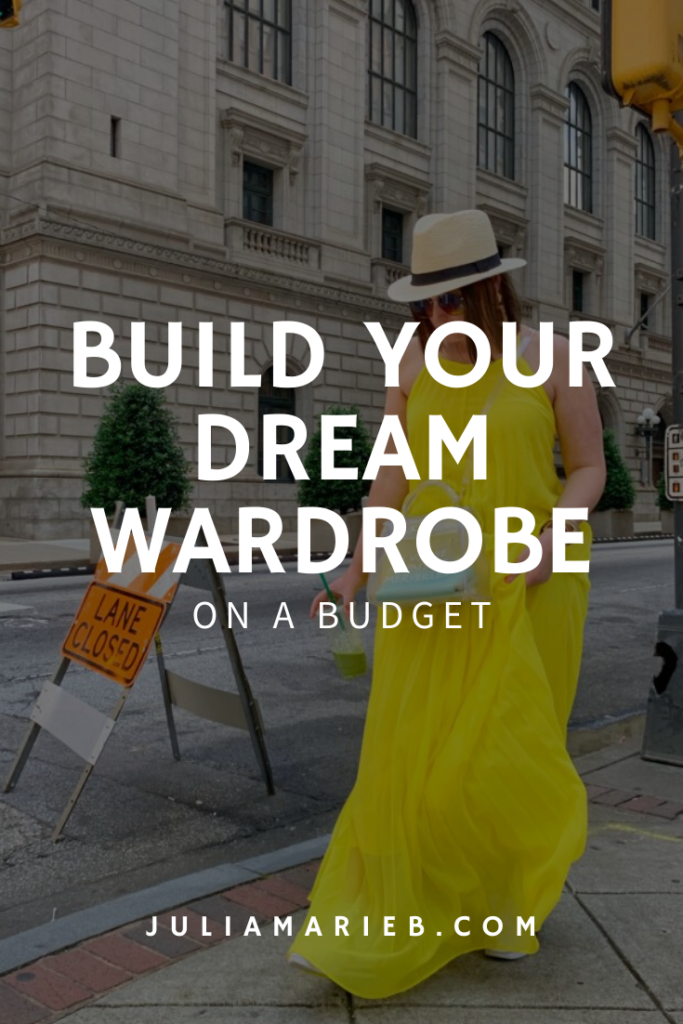 13 STEPS TO BUILD YOUR DREAM WARDROBE ON A BUDGET: http://www.juliamarieb.com/2020/02/28/build-your-dream-wardrobe-on-a-budget/. |. @julia.marie.b