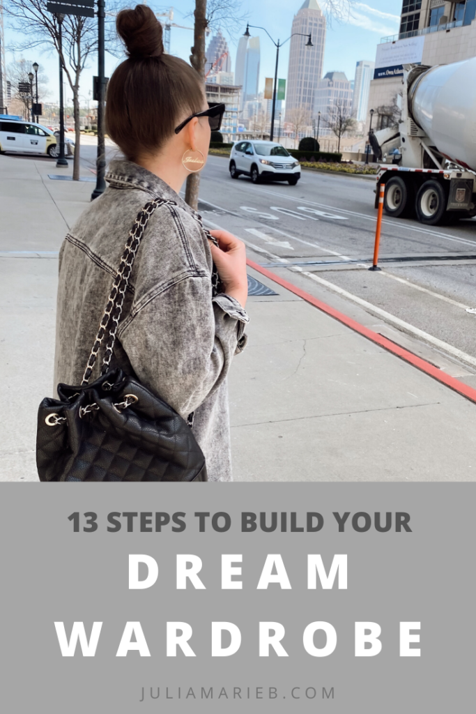 13 STEPS TO BUILD YOUR DREAM WARDROBE ON A BUDGET: http://www.juliamarieb.com/2020/02/28/build-your-dream-wardrobe-on-a-budget/. |. @julia.marie.b