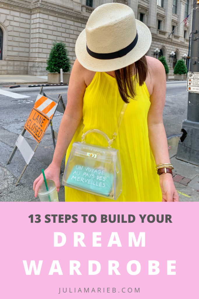 13 STEPS TO BUILD YOUR DREAM WARDROBE ON A BUDGET: http://www.juliamarieb.com/2020/02/28/build-your-dream-wardrobe-on-a-budget/. |. @julia.marie.b