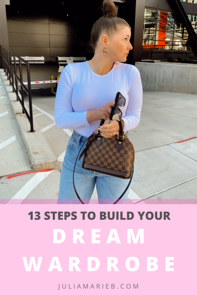 13 STEPS TO BUILD YOUR DREAM WARDROBE ON A BUDGET: http://www.juliamarieb.com/2020/02/28/build-your-dream-wardrobe-on-a-budget/. |. @julia.marie.b