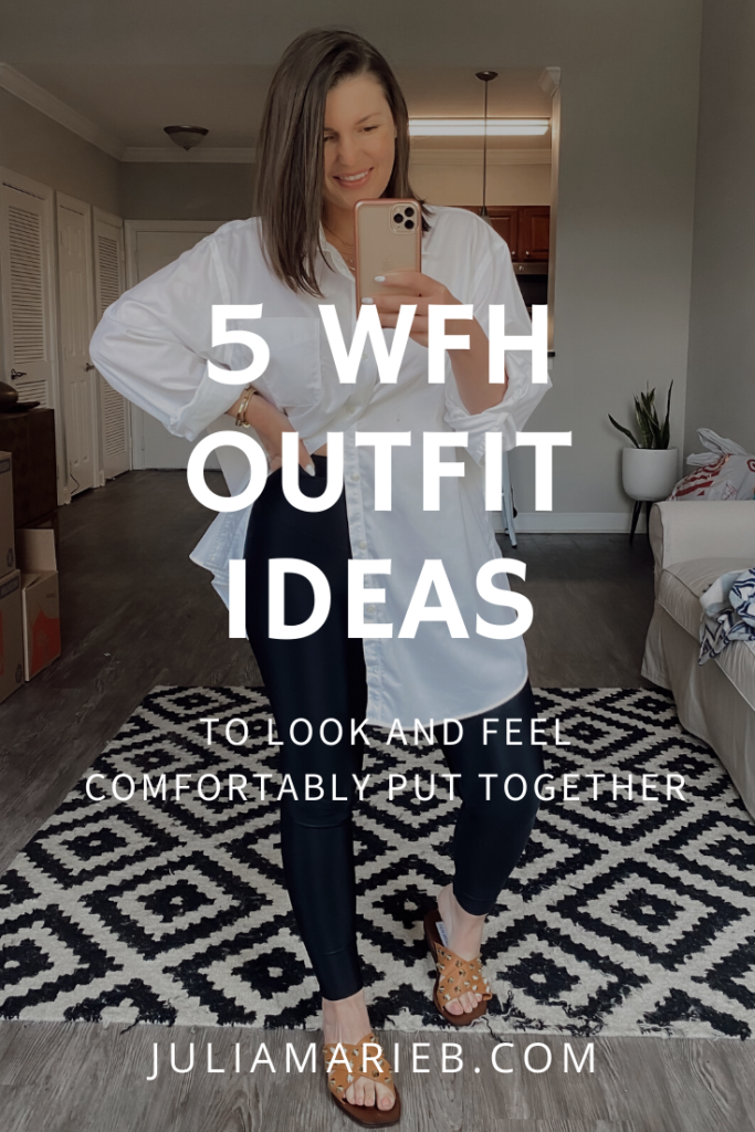 5 WFH LOOKS TO LOOK AND FEEL PUT TOGETHER WHILE STILL BEING COMFORTABLE: http://www.juliamarieb.com/2020/03/29/5-wfh-looks-to-look-chic-+-keep-you-comfortable/. |. @julia.marie.b