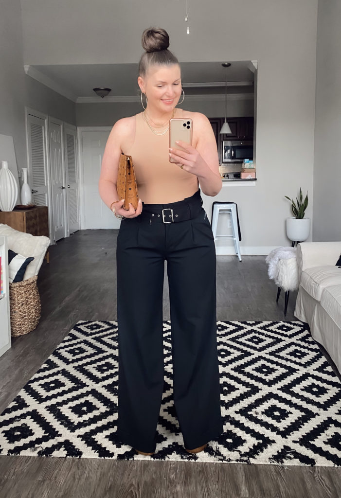 5 WAYS TO WEAR ZARA HALTERNECK BODYSUIT: http://www.juliamarieb.com/2020/03/15/5-ways-to-wear-zara-bodysuit/ | @julia.marie.b