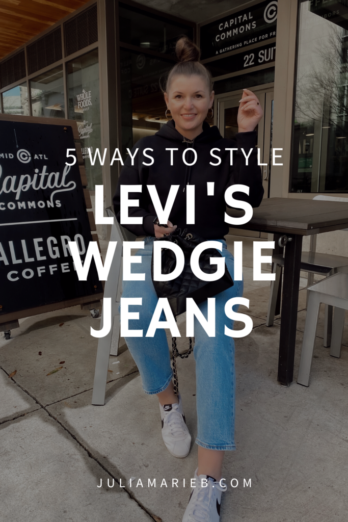 5 WAYS TO WEAR LEVI'S WEDGIE JEANS FOR SPRING: http://www.juliamarieb.com/2020/03/01/5-ways-to-wear-levi's-wedgie-jeans-|-the-rule-of-5/ | @julia.marie.b