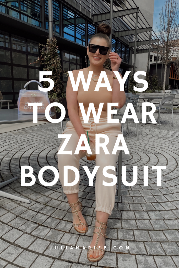 5 WAYS TO WEAR ZARA HALTERNECK BODYSUIT: http://www.juliamarieb.com/2020/03/15/5-ways-to-wear-zara-bodysuit/ | @julia.marie.b