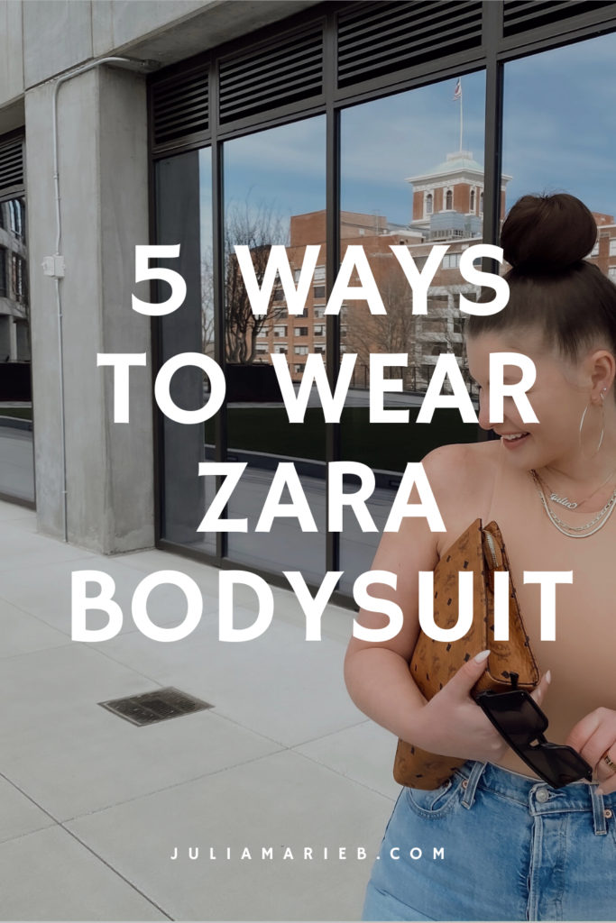 5 WAYS TO WEAR ZARA HALTERNECK BODYSUIT: http://www.juliamarieb.com/2020/03/15/5-ways-to-wear-zara-bodysuit/  |  @julia.marie.b