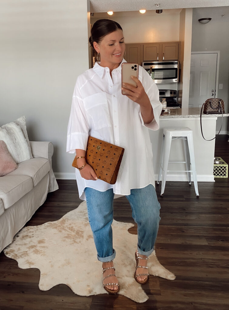 5 WAYS TO WEAR HIGH WAIST SLOUCHY JEANS FOR SUMMER: http://www.juliamarieb.com/2020/05/20/5-ways-to-wear-slouchy-jeans-|-the-rule-of-5/ | @julia.marie.b