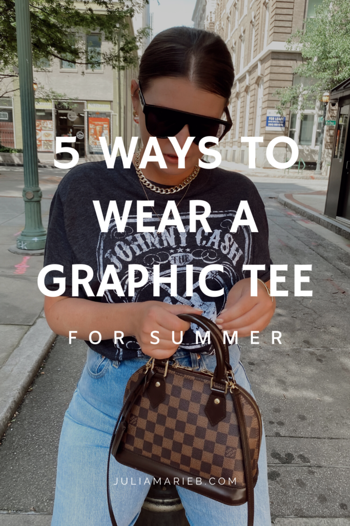 5 WAYS TO STYLE GRAPHIC TEE FOR SUMMER, THE RULE OF 5