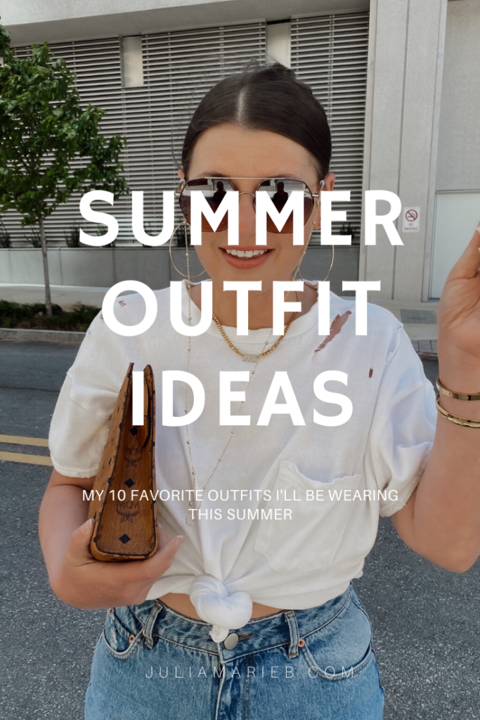 10 SUMMER OUTFIT IDEAS: http://www.juliamarieb.com/2020/05/03/summer-outfit-ideas-2020/ | @julia.marie.b