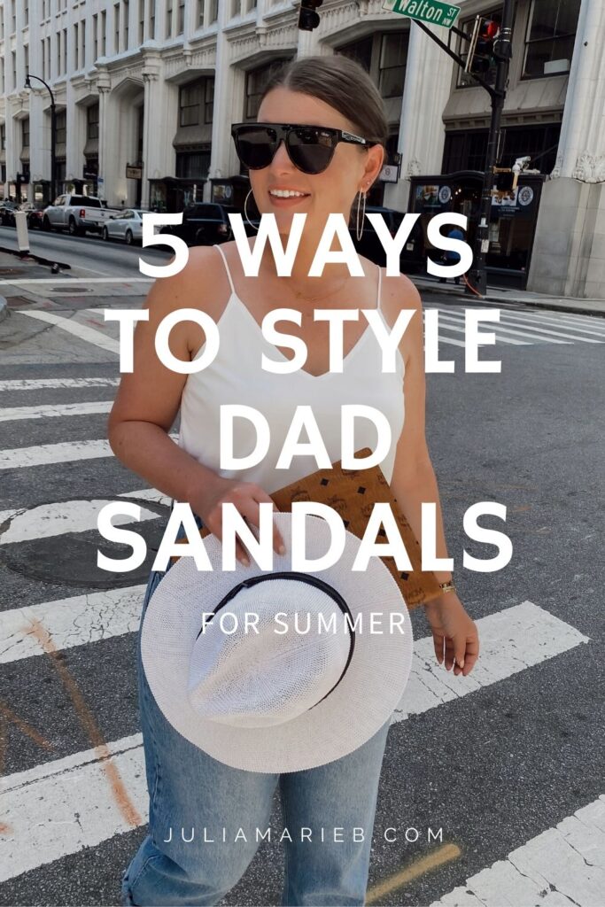 5 WAYS TO WEAR DAD SANDALS: http://www.juliamarieb.com/2020/06/07/5-ways-to-style-dad-sandals-|-the-rule-of-5/  |  @julia.marie.b