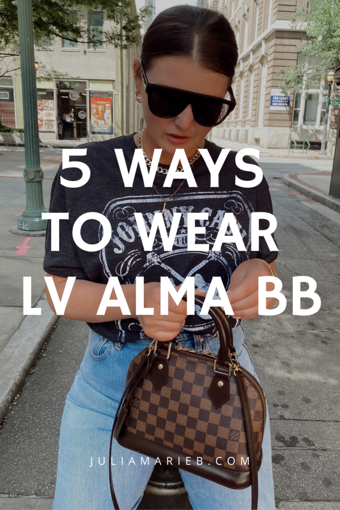 5 WAYS TO STYLE LOUIS VUITTON ALMA BB FOR SUMMER, THE RULE OF 5