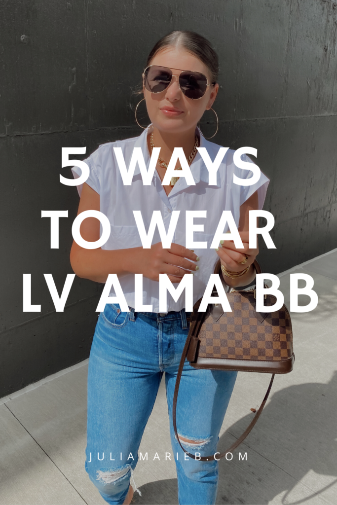 5 WAYS TO STYLE LOUIS VUITTON ALMA BB: THE RULE OF 5