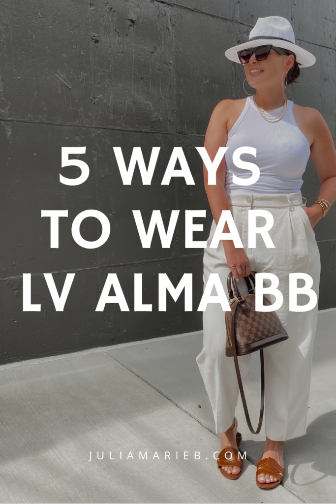 5 WAYS TO WEAR LOUIS VUITTON ALMA BB FOR SUMMER http://www.juliamarieb.com/2020/06/21/5-ways-to-style-louis-vuitton-alma-bb-for-summer-|-the-rule-of-5/ @julia.marie.b