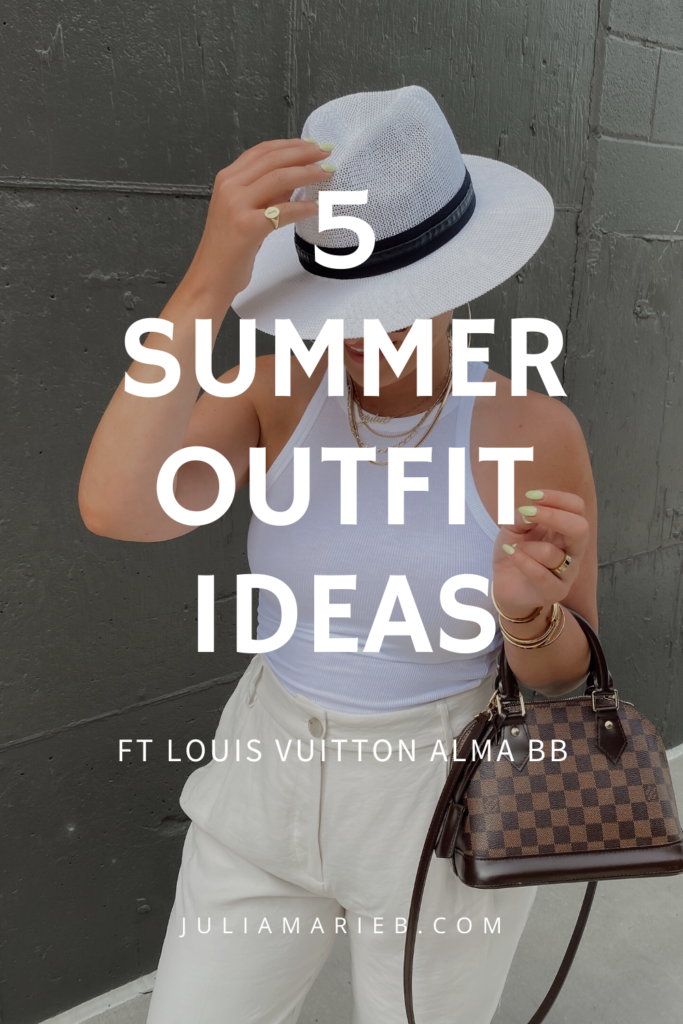 5 WAYS TO WEAR LOUIS VUITTON ALMA BB FOR SUMMER http://www.juliamarieb.com/2020/06/21/5-ways-to-style-louis-vuitton-alma-bb-for-summer-|-the-rule-of-5/ @julia.marie.b