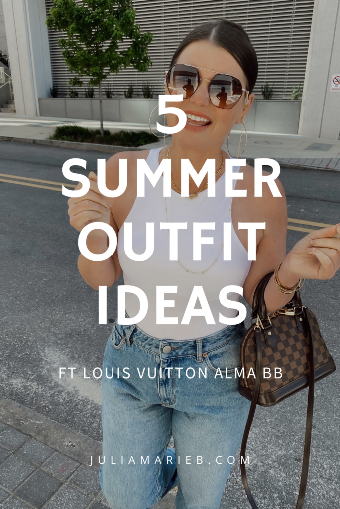 5 WAYS TO WEAR LOUIS VUITTON ALMA BB FOR SUMMER http://www.juliamarieb.com/2020/06/21/5-ways-to-style-louis-vuitton-alma-bb-for-summer-|-the-rule-of-5/ @julia.marie.b