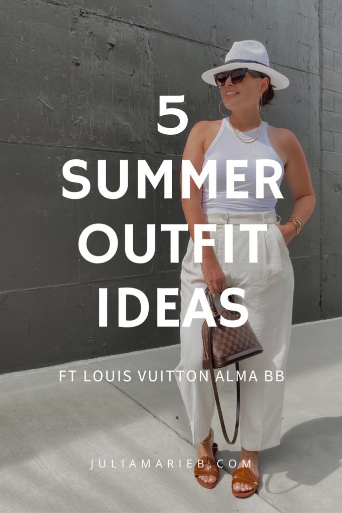 5 WAYS TO STYLE LOUIS VUITTON ALMA BB FOR SUMMER, THE RULE OF 5