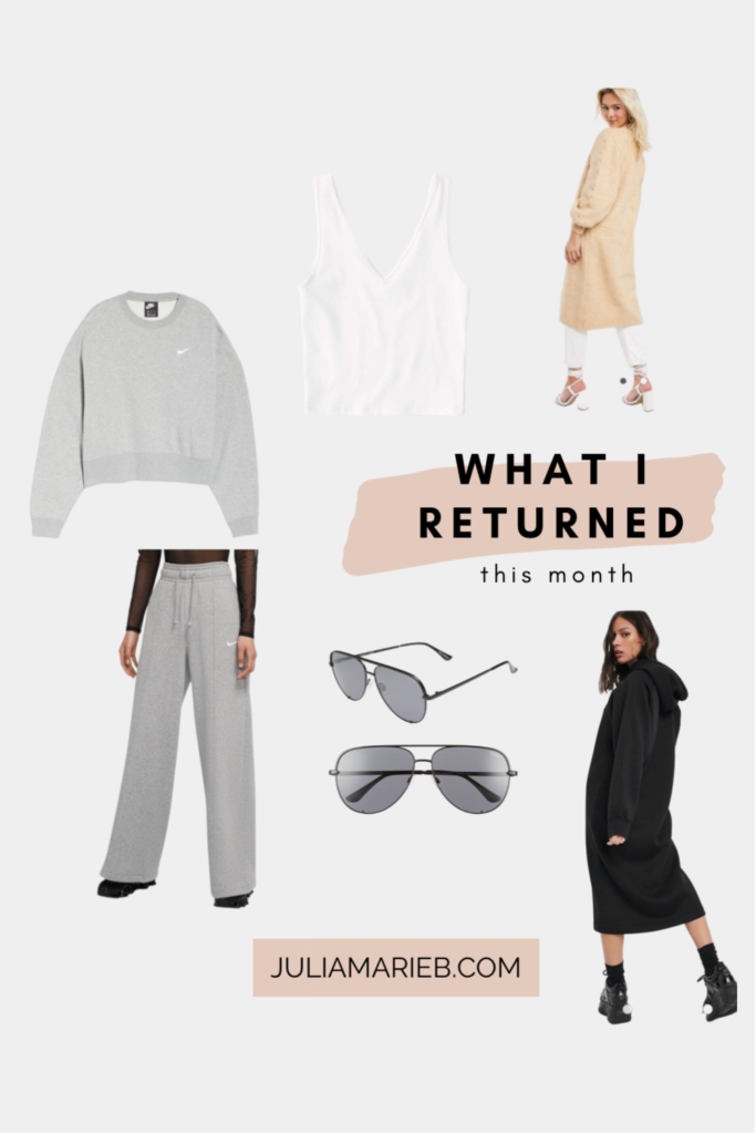 WHAT I BOUGHT (& returned) IN AUGUST: http://www.juliamarieb.com/2020/08/30/what-i-bought-(and-returned)-in-august/ | @julia.marie.b