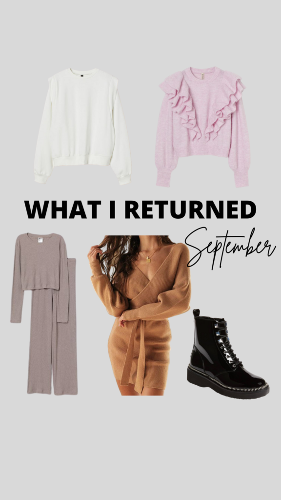 WHAT I BOUGHT (& returned) IN SEPTEMBER : http://www.juliamarieb.com/2020/09/27/what-i-bought-(and-returned)-in-september/ | @julia.marie.b