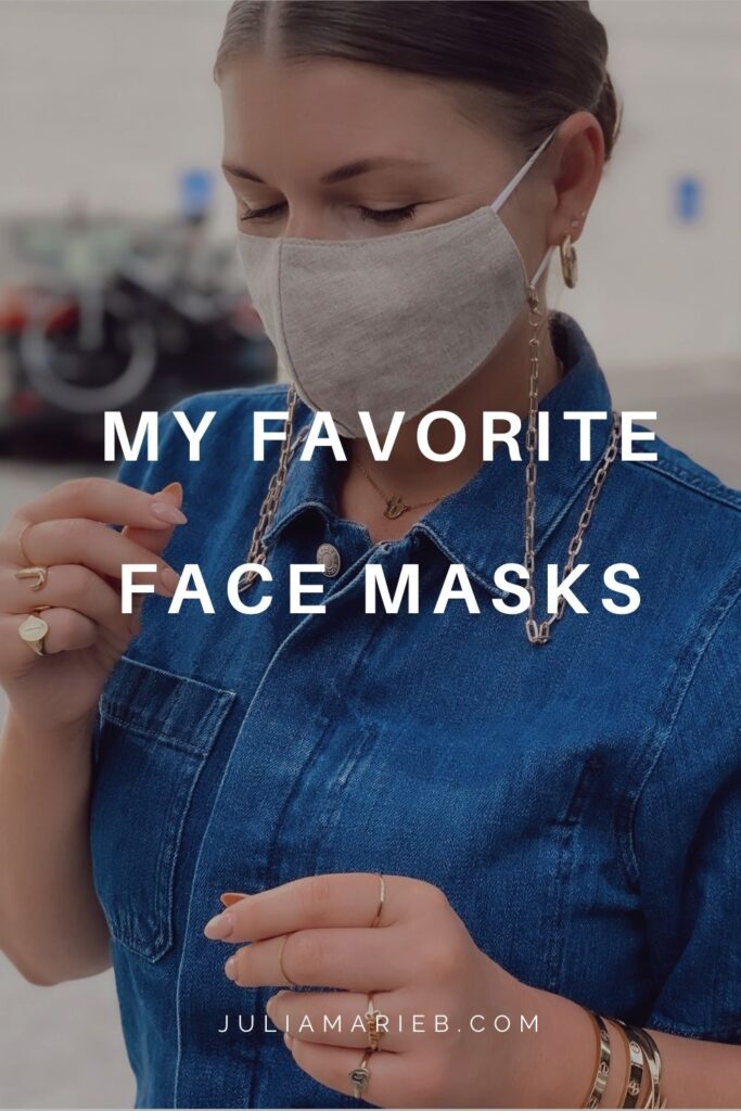 THE BEST LIGHTWEIGHT BREATHABLE FACE MASKS & HOW TO STYLE THEM: http://www.juliamarieb.com/2020/09/06/face-masks-but-make-it-fashion/ | @julia.marie.b