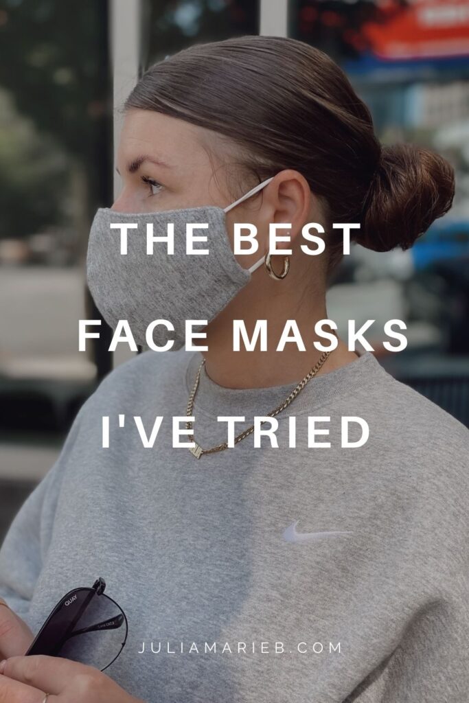 THE BEST LIGHTWEIGHT BREATHABLE FACE MASKS & HOW TO STYLE THEM: http://www.juliamarieb.com/2020/09/06/face-masks-but-make-it-fashion/ | @julia.marie.b