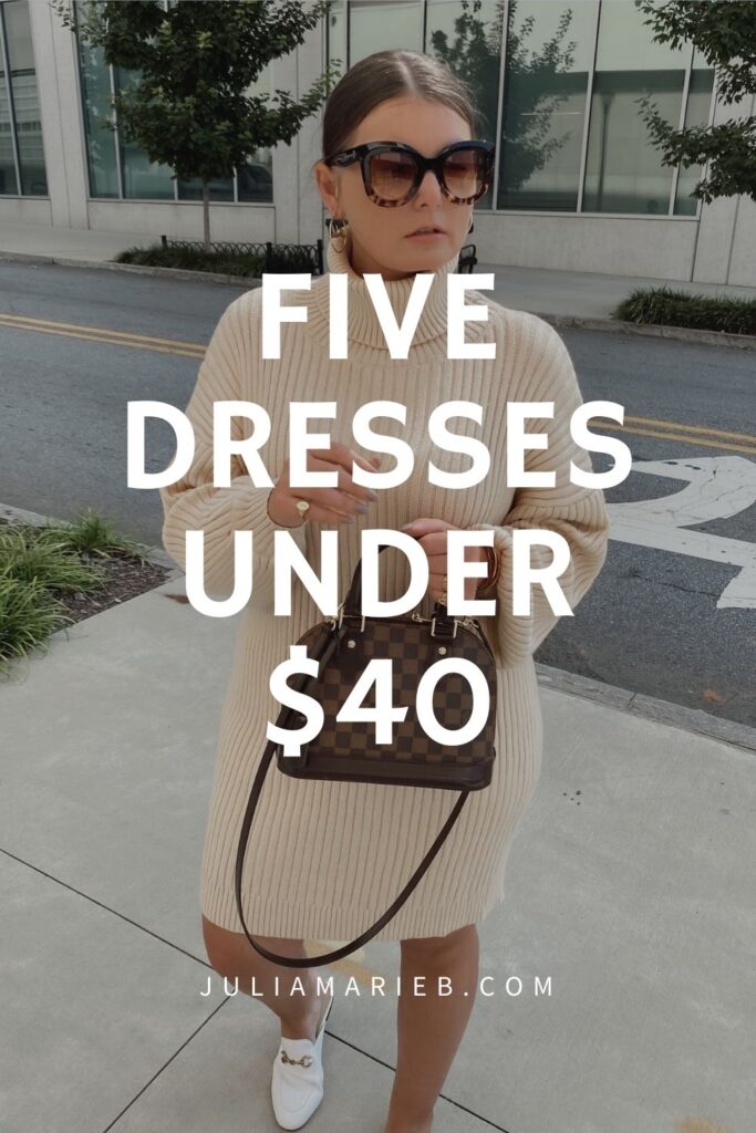 5 FALL DRESSES UNDER $40: http://www.juliamarieb.com/2020/10/18/5-fall-dresses/ | @julia.marie.b