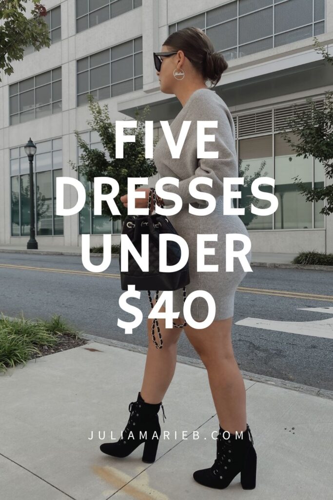 5 FALL DRESSES UNDER $40: http://www.juliamarieb.com/2020/10/18/5-fall-dresses/ | @julia.marie.b