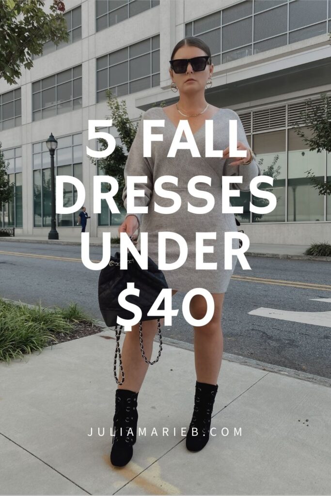 5 FALL DRESSES UNDER $40: http://www.juliamarieb.com/2020/10/18/5-fall-dresses/ | @julia.marie.b