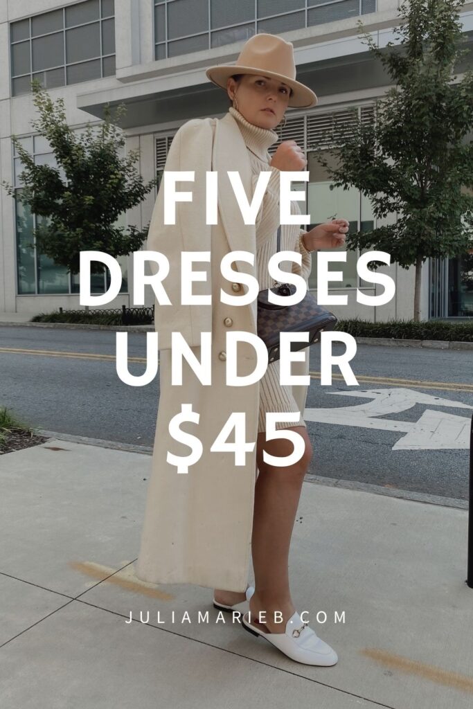 5 FALL DRESSES UNDER $40: http://www.juliamarieb.com/2020/10/18/5-fall-dresses/ | @julia.marie.b