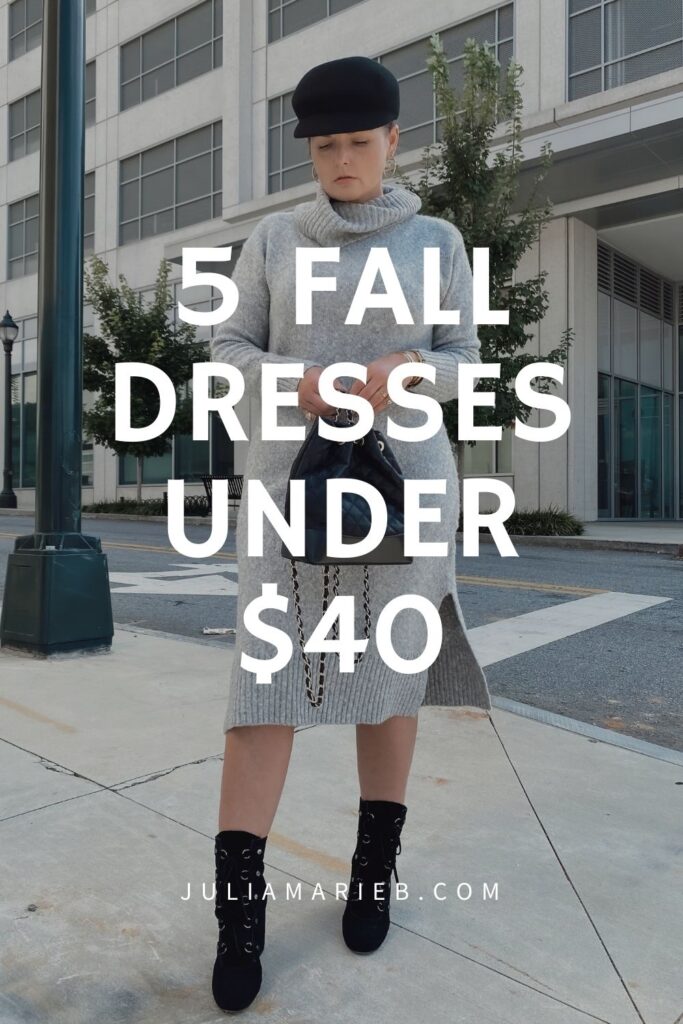 5 FALL DRESSES UNDER $40: http://www.juliamarieb.com/2020/10/18/5-fall-dresses/ | @julia.marie.b