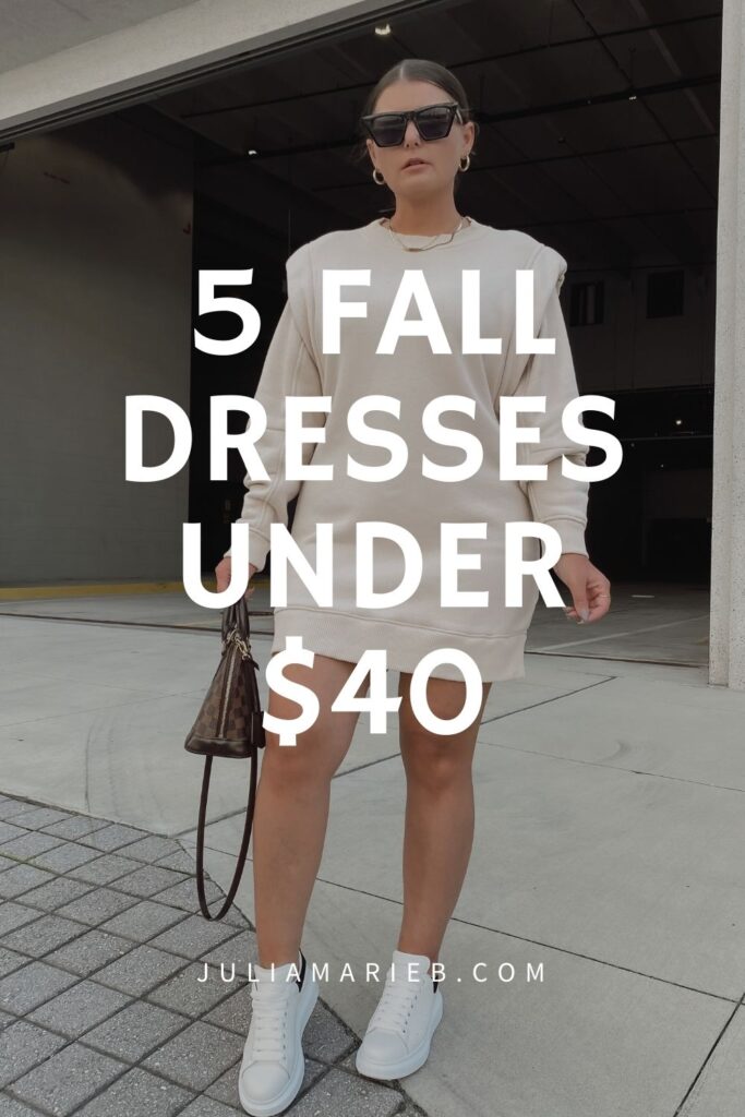 5 FALL DRESSES UNDER $40: http://www.juliamarieb.com/2020/10/18/5-fall-dresses/ | @julia.marie.b