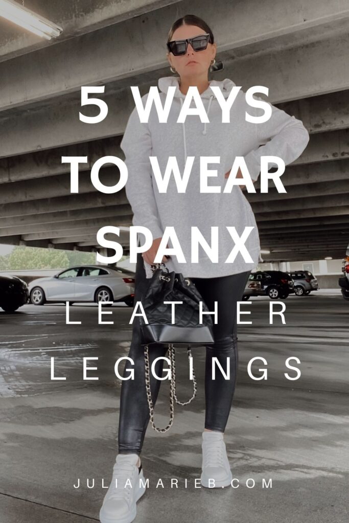 5 WAYS TO WEAR SPANX LEATHER LEGGINGS: http://www.juliamarieb.com/2020/10/04/5-ways-to-wear-spanx-leather-leggings-|-the-real-of-5/ @julia.marie.b