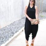 Harem Jumpsuit with this Summer's Must Have Wedge Sandals