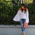 Romantic Off The Shoulder Top