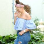 Summer Fashion: OTS Ruffle Crop Top and Boyfriend Jeans